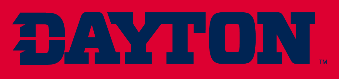 Dayton Flyers 2014-Pres Wordmark Logo 08 iron on paper